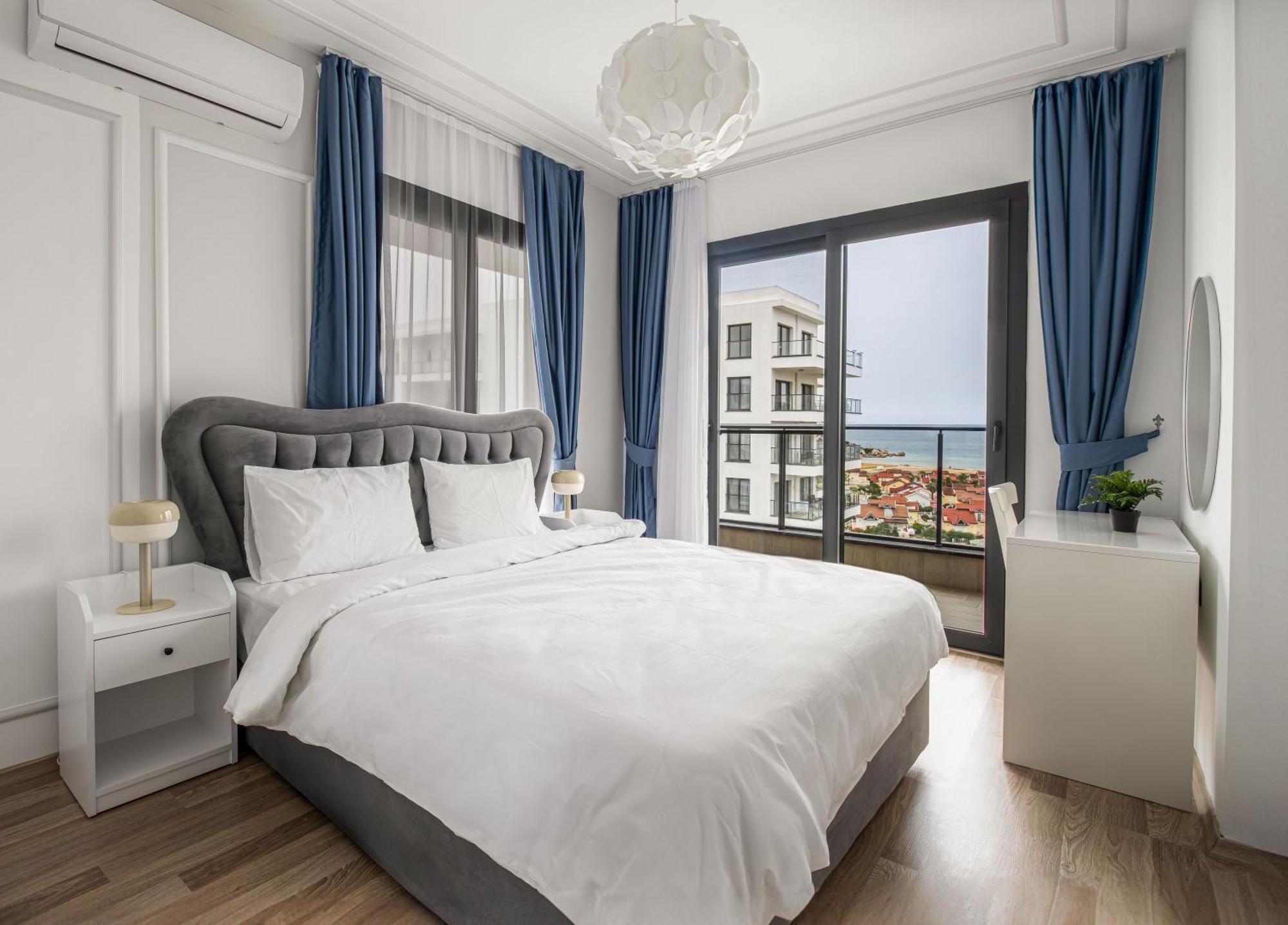 Caesar Blue Seaside Luxury Apartments Gastria Exterior foto