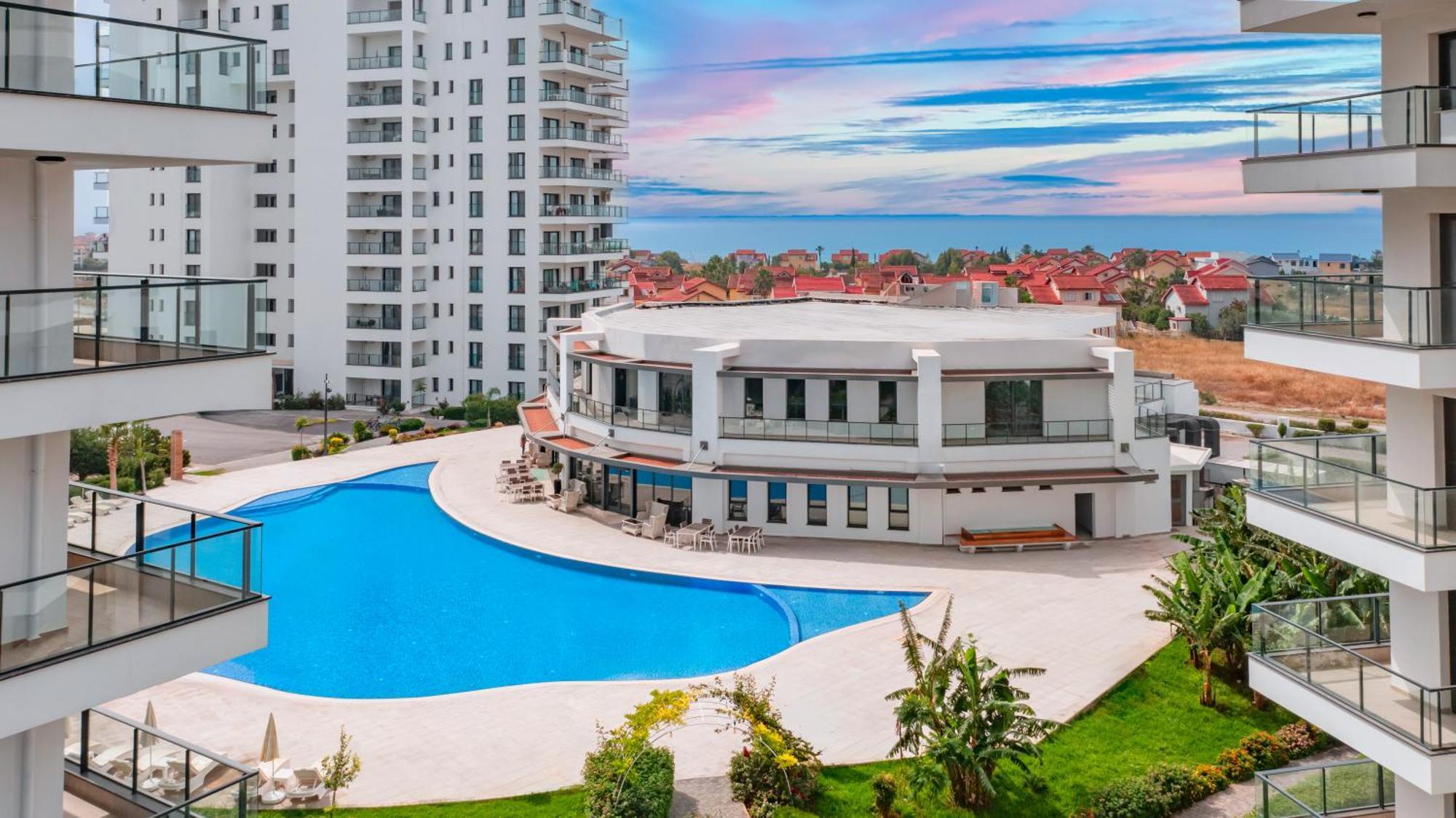 Caesar Blue Seaside Luxury Apartments Gastria Exterior foto