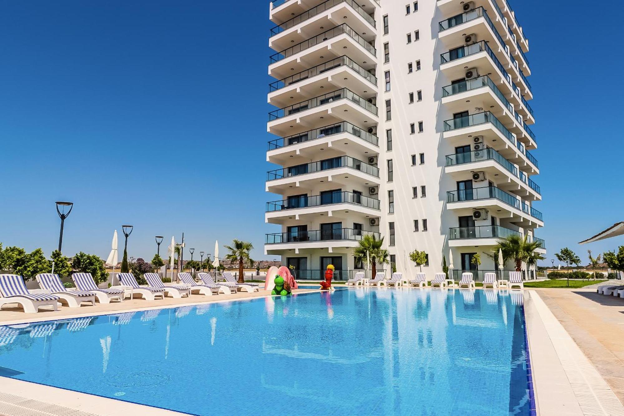Caesar Blue Seaside Luxury Apartments Gastria Exterior foto
